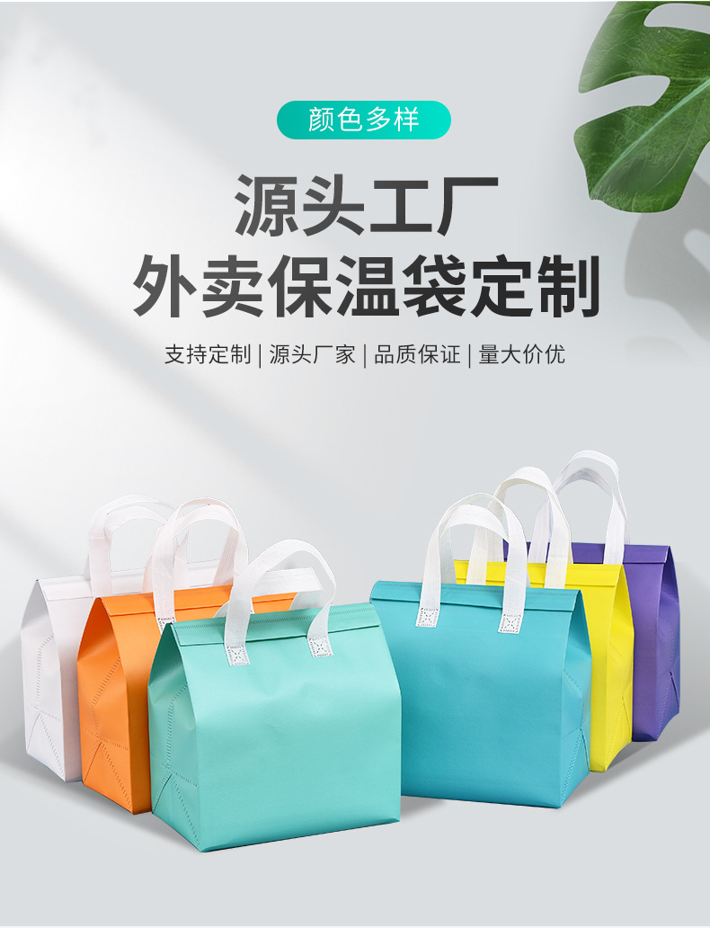 海口市无纺布保温袋外卖袋